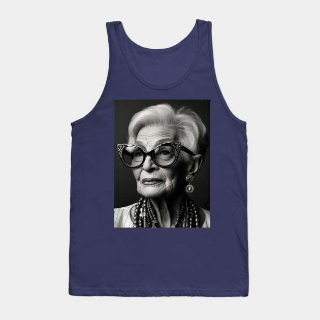 Iris Apfel Tank Top by Strange-desigN